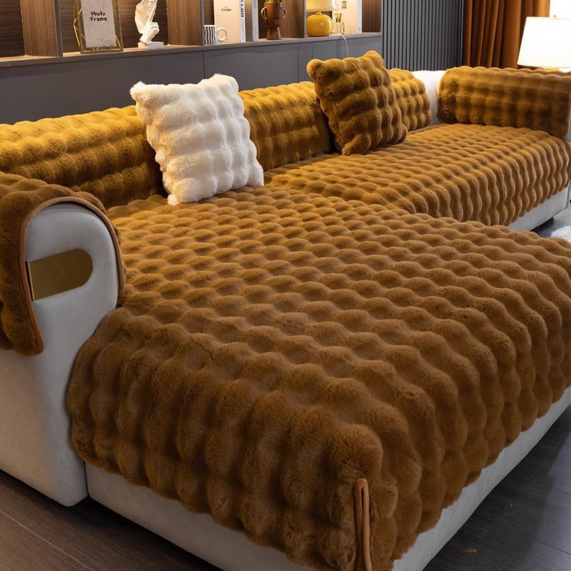 Sofellea - Eleganter Anti-Rutsch-Sofa-Bezug mit gesteppter Textur