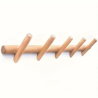 OakHook - Minimalistisches Wandregal mit 5 Haken