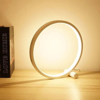 OrbLume - Minimalistische dimmbare LED-Ring-Tischleuchte