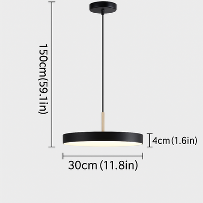 Orbis LED-Pendelleuchte - Moderne kreisförmige Deckenleuchte
