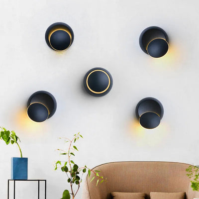 Orbit LED-Wandleuchte - Elegantes, drehbares Licht für moderne Räume