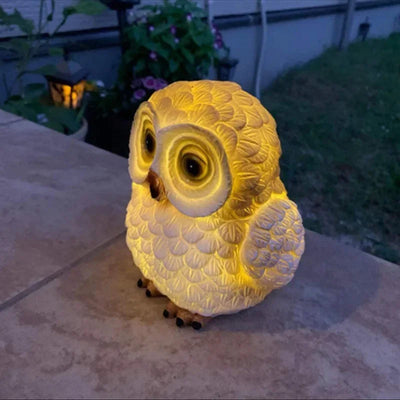 Owlera - Solar LED Eule Gartenleuchte