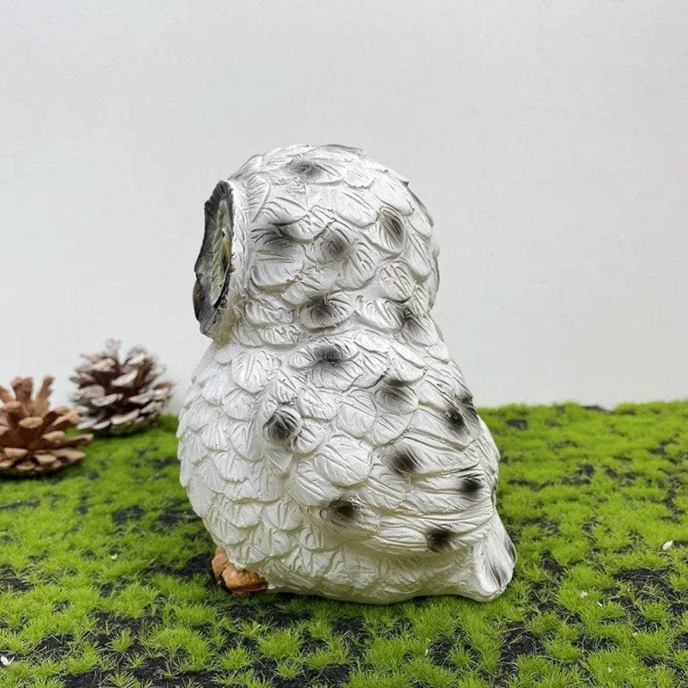 Owlera - Solar LED Eule Gartenleuchte