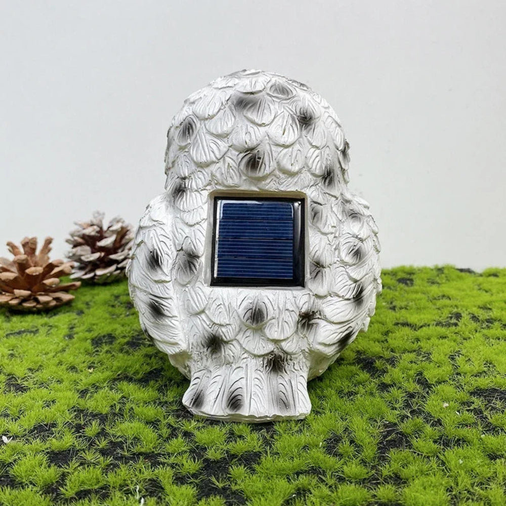 Owlera - Solar LED Eule Gartenleuchte