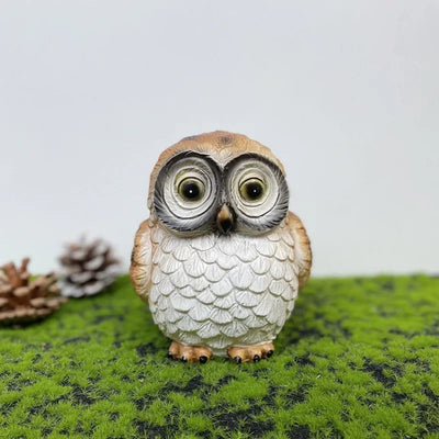 Owlera - Solar LED Eule Gartenleuchte