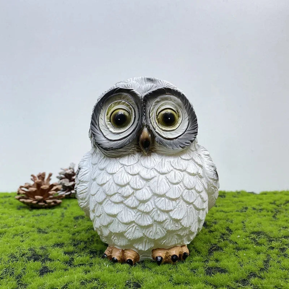 Owlera - Solar LED Eule Gartenleuchte