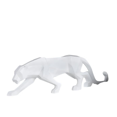 Panthron - Geometrische Panther-Skulptur