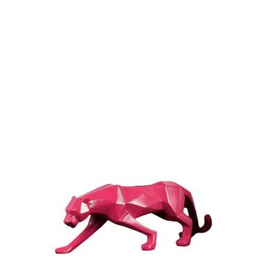 Panthron - Geometrische Panther-Skulptur