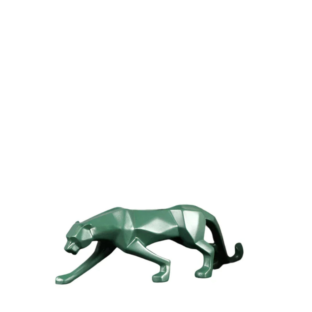 Panthron - Geometrische Panther-Skulptur