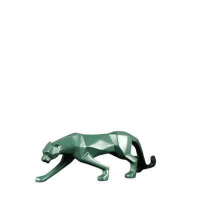 Panthron - Geometrische Panther-Skulptur