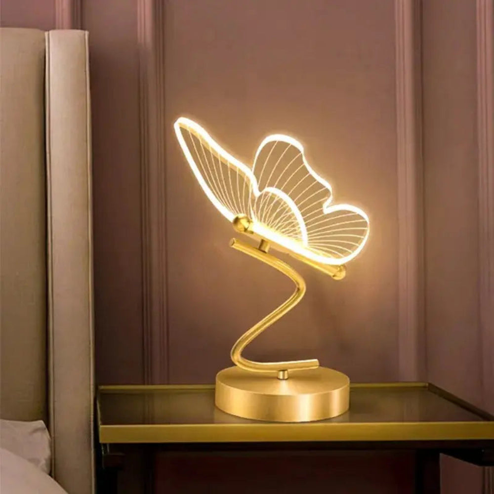 Papillume - Skulpturaler Schmetterling LED-Tischlampe