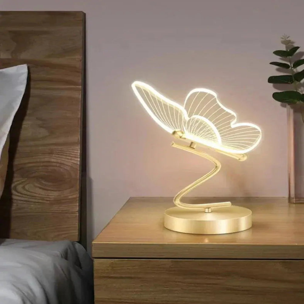 Papillume - Skulpturaler Schmetterling LED-Tischlampe