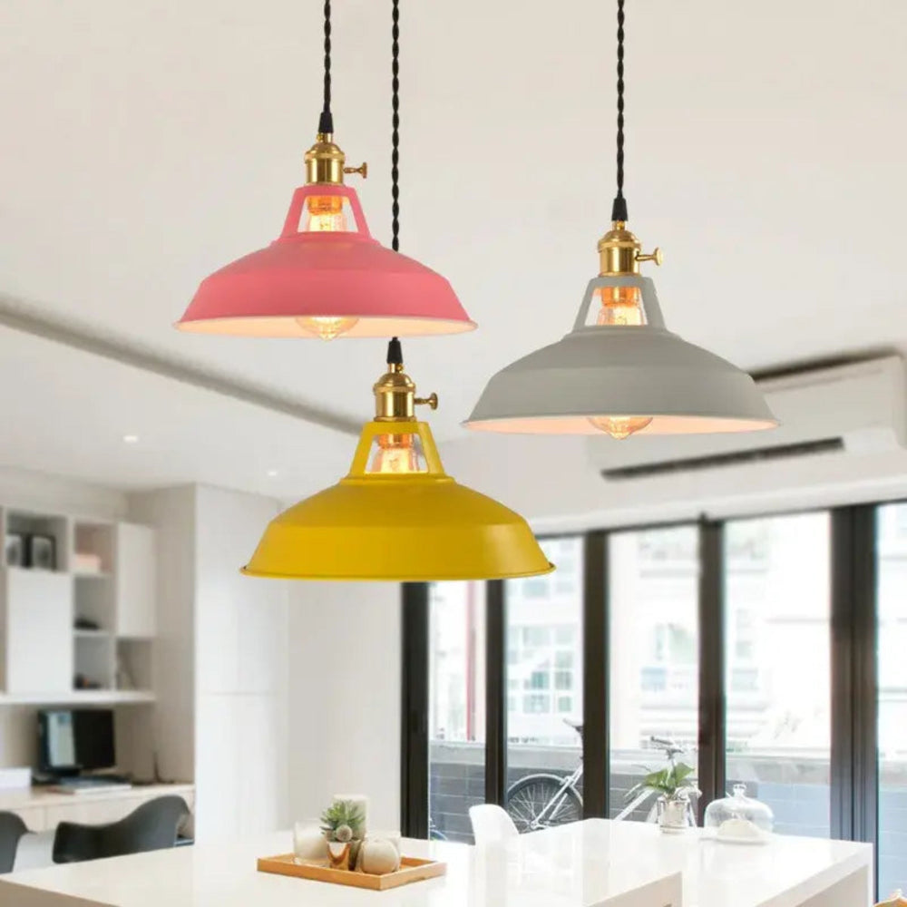 Retro-Hängeleuchte – Vintage-Design in verschiedenen Farben