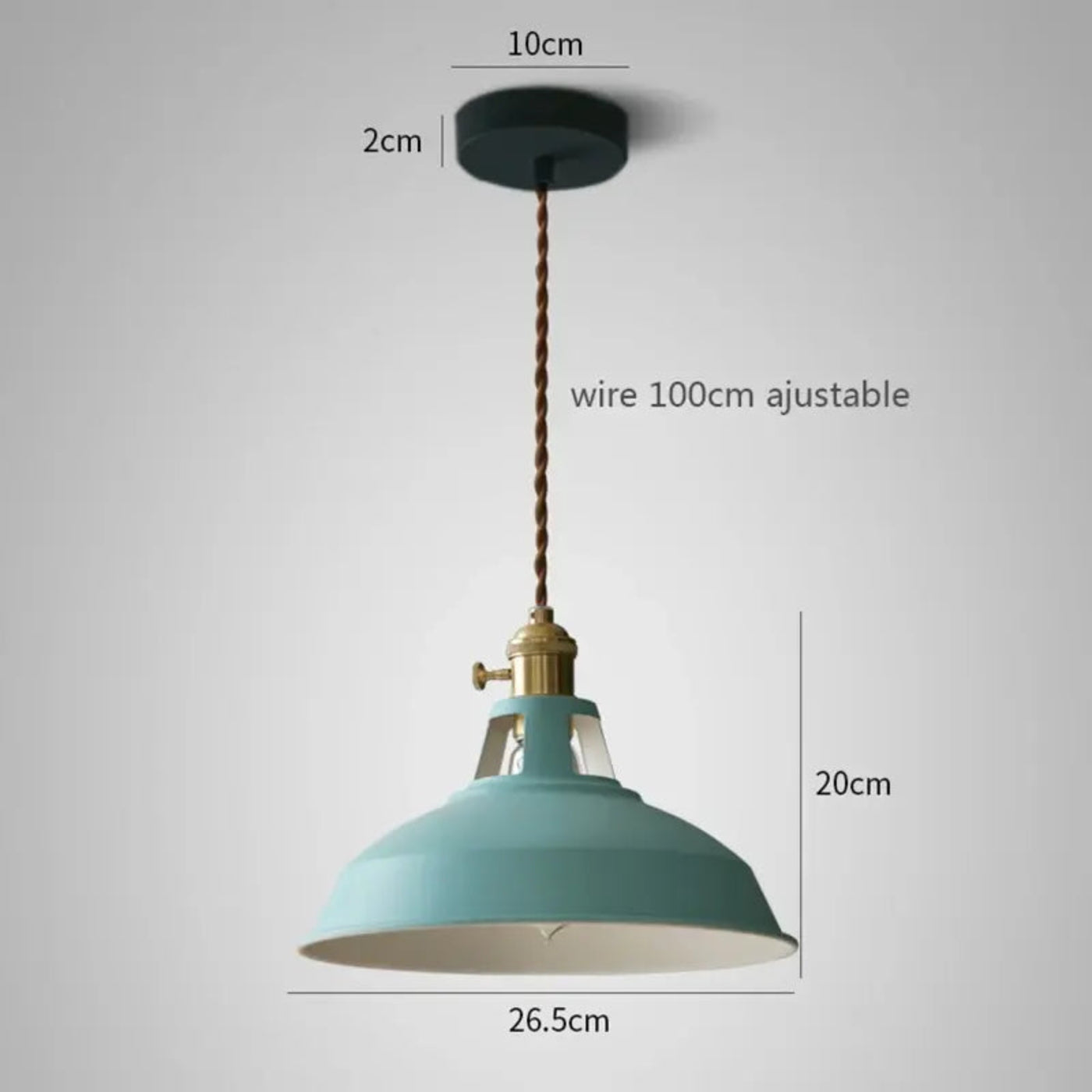 Retro-Hängeleuchte – Vintage-Design in verschiedenen Farben