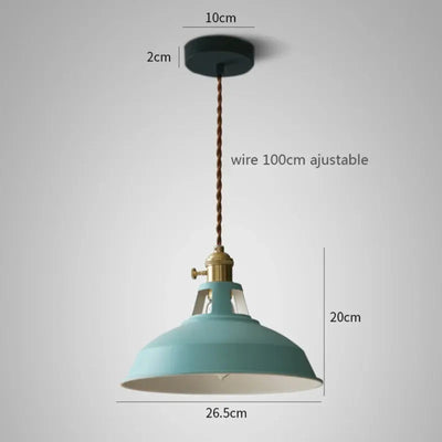 Retro-Hängeleuchte – Vintage-Design in verschiedenen Farben