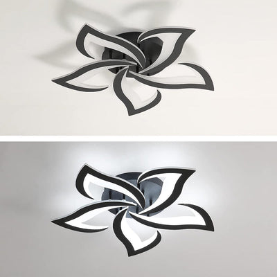 Petralis – Moderne LED-Deckenleuchte in Blumenform aus Eisen