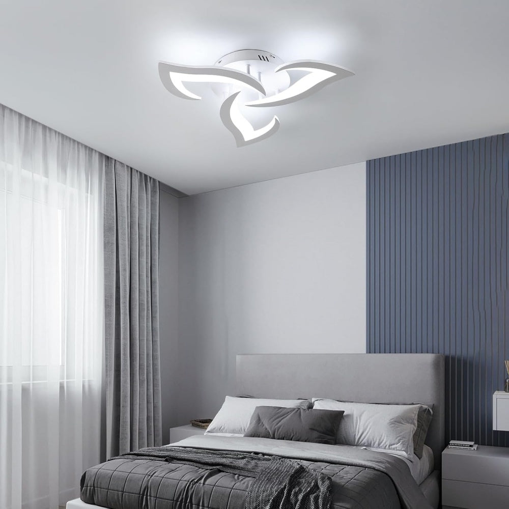 Petralis – Moderne LED-Deckenleuchte in Blumenform aus Eisen