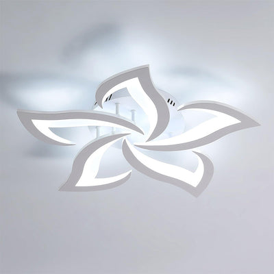 Petralis – Moderne LED-Deckenleuchte in Blumenform aus Eisen