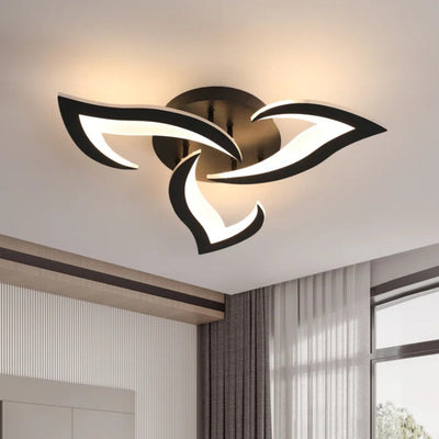Petralis – Moderne LED-Deckenleuchte in Blumenform aus Eisen