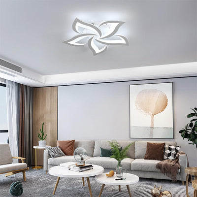 Petralis – Moderne LED-Deckenleuchte in Blumenform aus Eisen