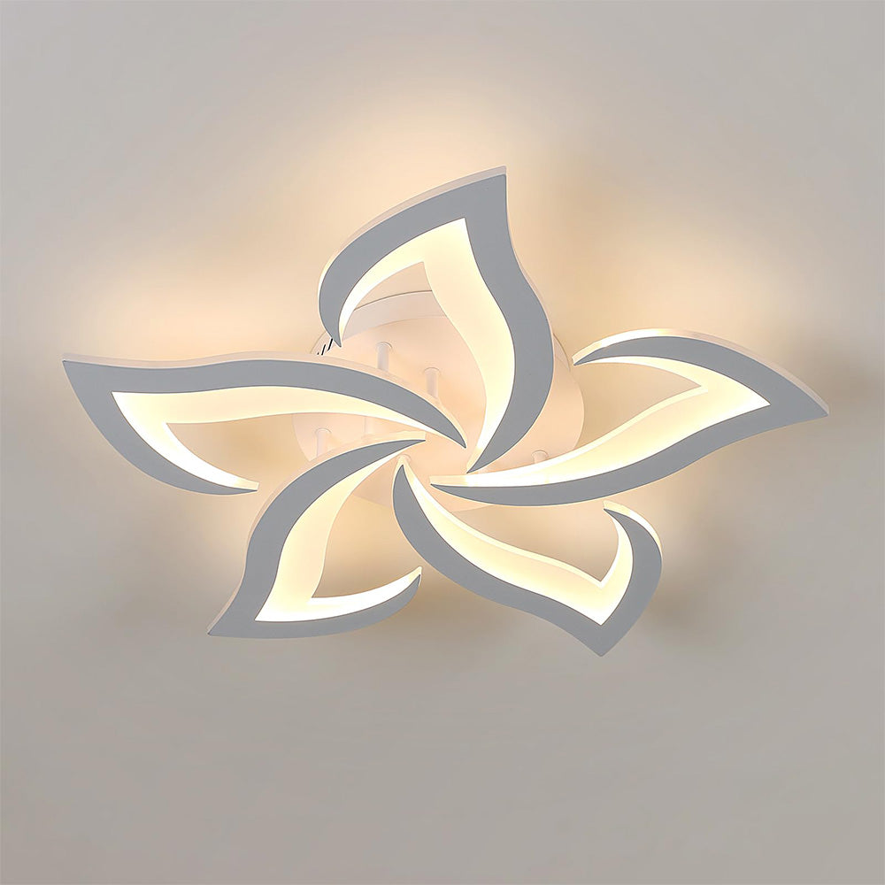 Petralis – Moderne LED-Deckenleuchte in Blumenform aus Eisen