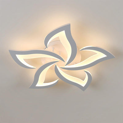 Petralis – Moderne LED-Deckenleuchte in Blumenform aus Eisen