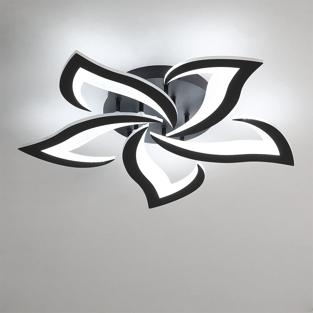 Petralis – Moderne LED-Deckenleuchte in Blumenform aus Eisen