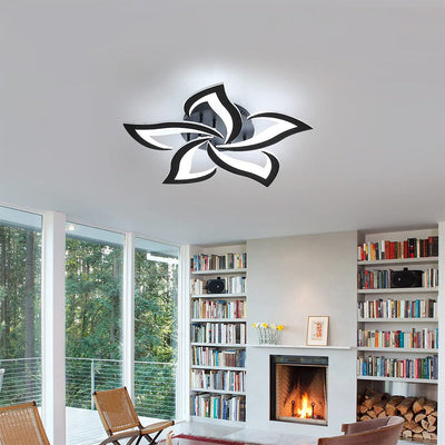 Petralis – Moderne LED-Deckenleuchte in Blumenform aus Eisen