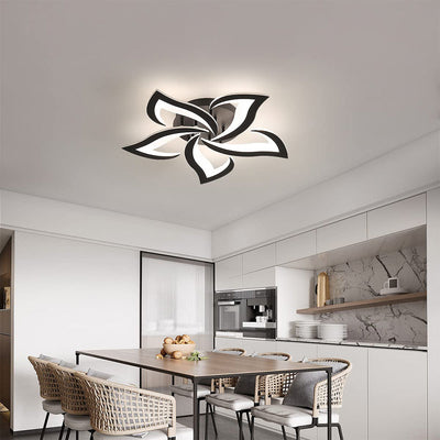 Petralis – Moderne LED-Deckenleuchte in Blumenform aus Eisen