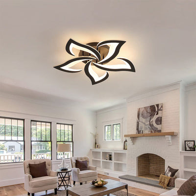 Petralis – Moderne LED-Deckenleuchte in Blumenform aus Eisen