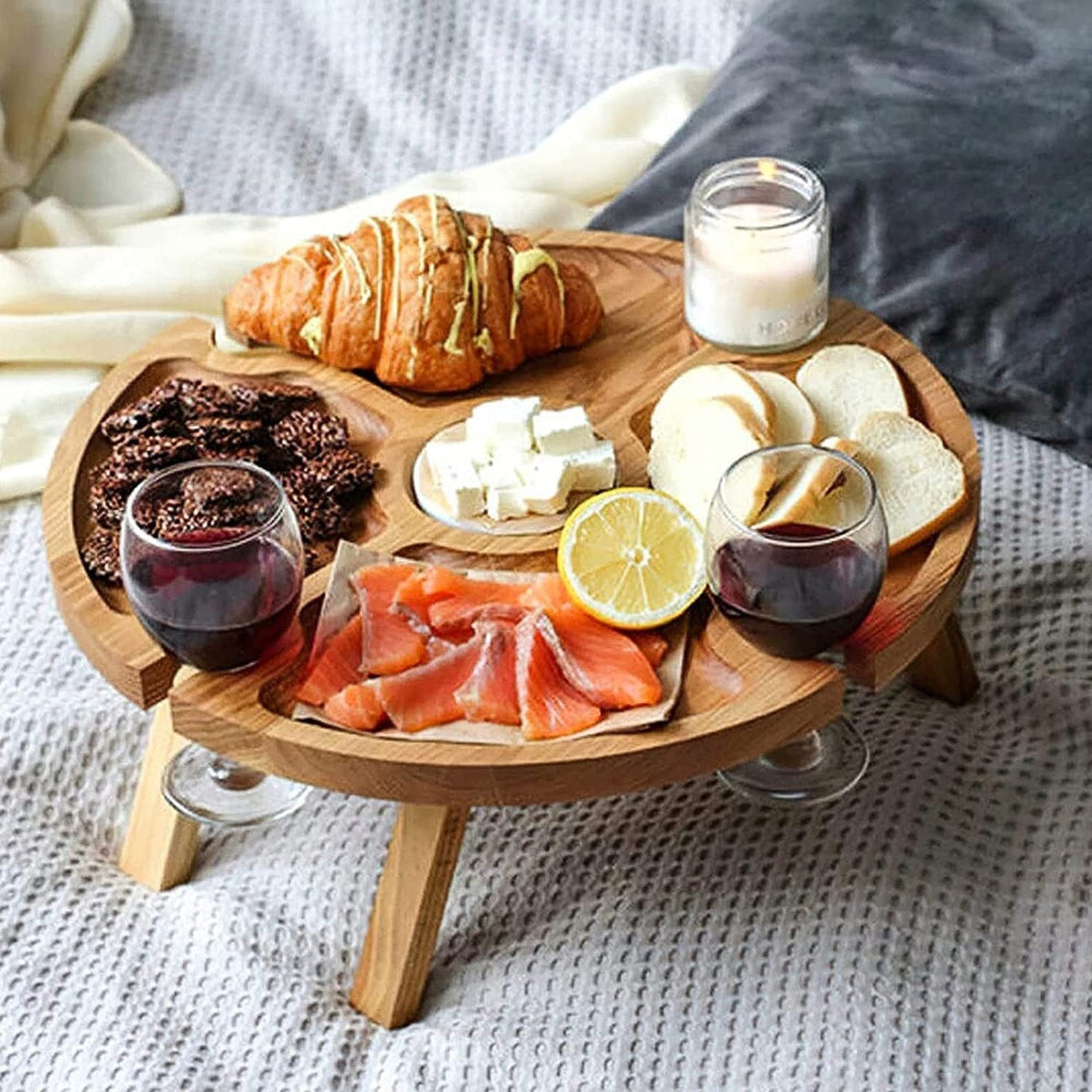 Picnura - Faltbarer Picknicktisch aus Holz
