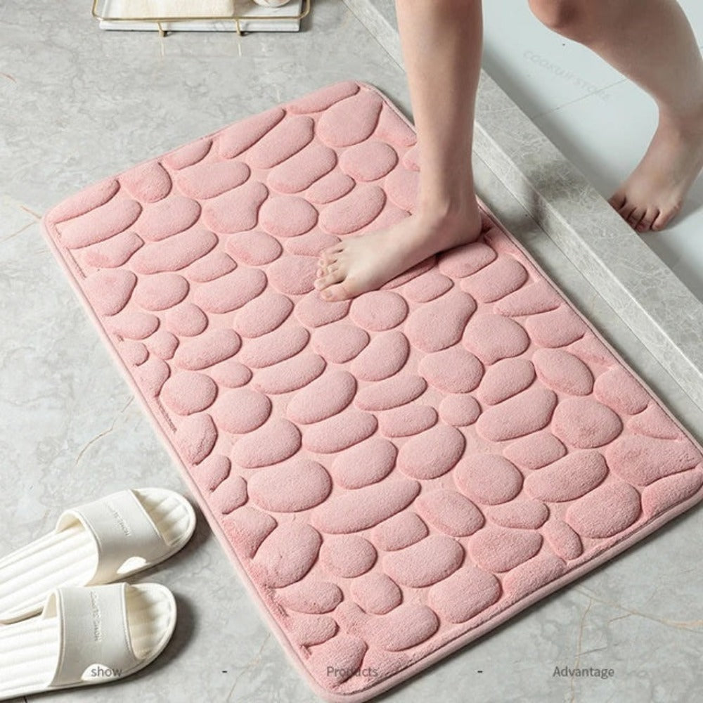 Plushora - Ultraweiche, schnelltrocknende Badematte mit kuscheligem Gefühl