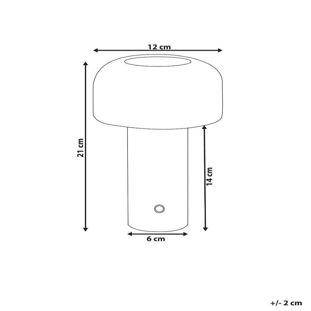 Pop Form Tischleuchte - Glänzende Oberfläche mit Touch Control