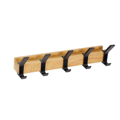 Nordic Design Wandgarderobe mit beweglichen Doppelhaken - Langlebige stilvolle Wandgarderobe