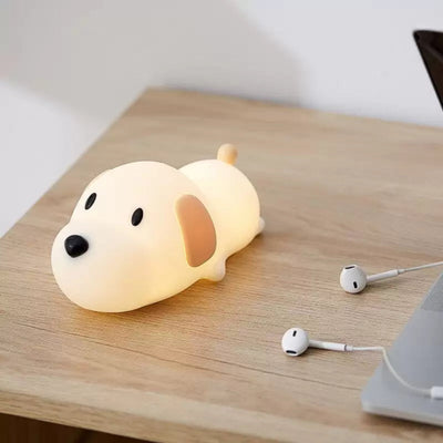 PuppyGlow - Wiederaufladbare Touch-Nachtlampe für Hunde