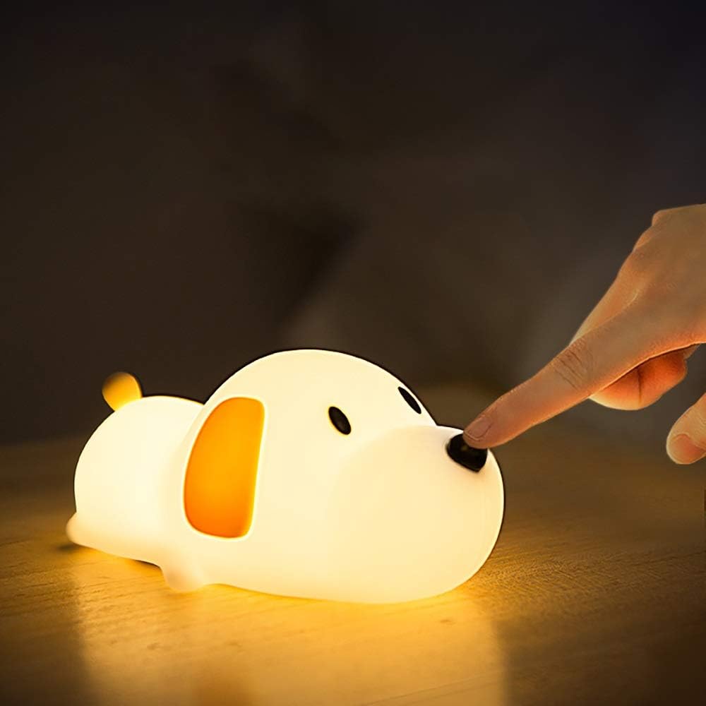 PuppyGlow - Wiederaufladbare Touch-Nachtlampe für Hunde