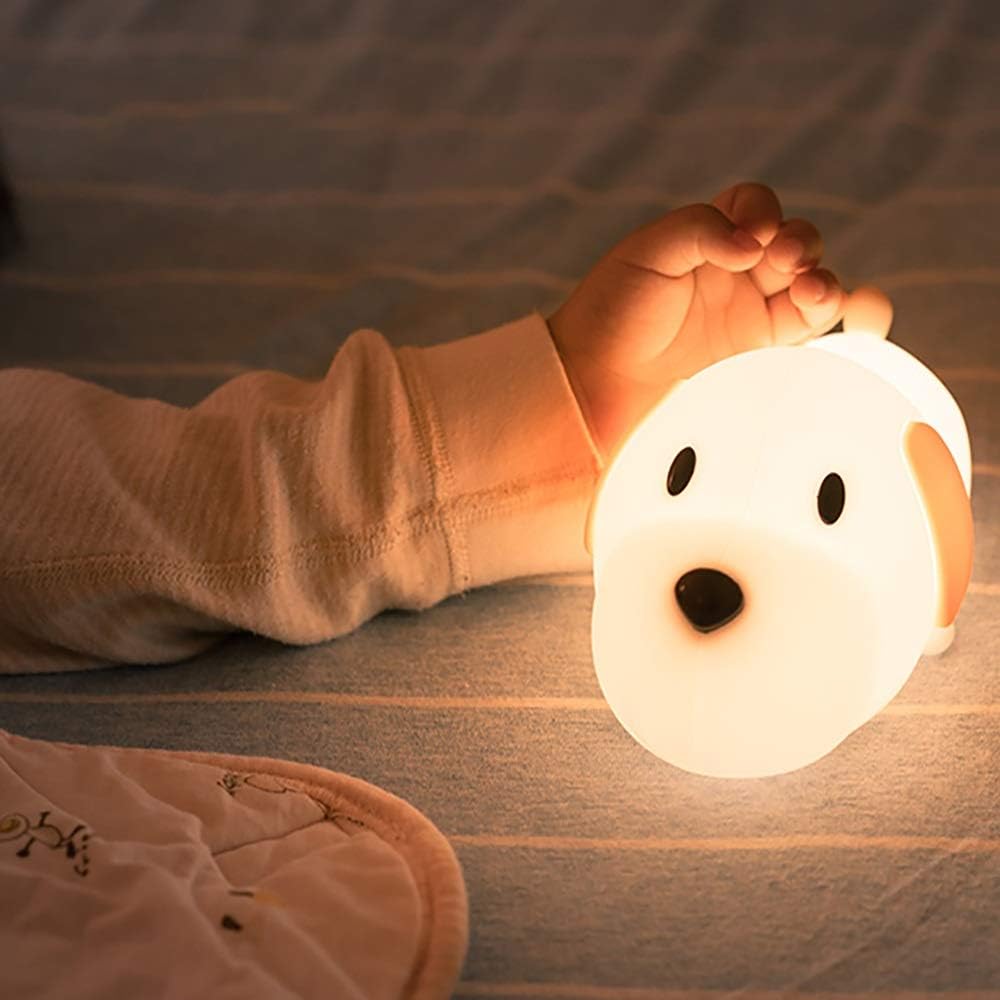 PuppyGlow - Wiederaufladbare Touch-Nachtlampe für Hunde