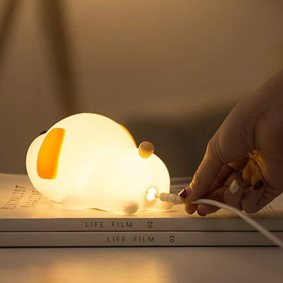 PuppyGlow - Wiederaufladbare Touch-Nachtlampe für Hunde