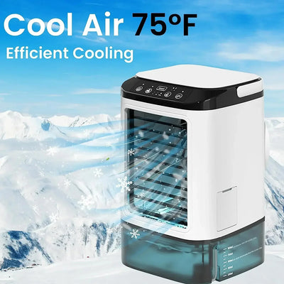 MistBreeze - 3-stufiger Mini-Ventilator