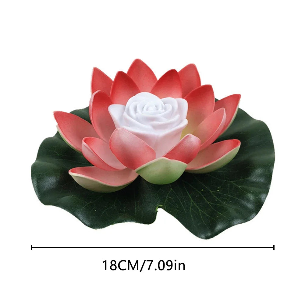 Floressa - LED-Schwimmendes Lotuslicht für Teich, Pool & Garten