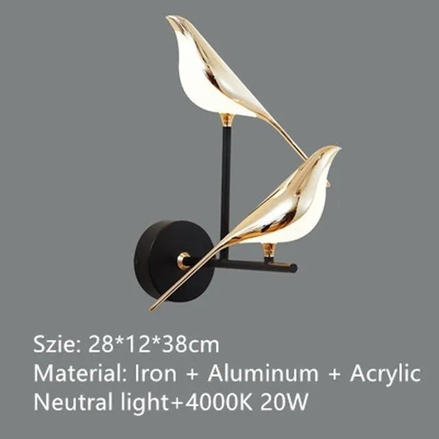 LUMINA – Himmlischer Vogel-Kronleuchter mit dimmbarem Licht