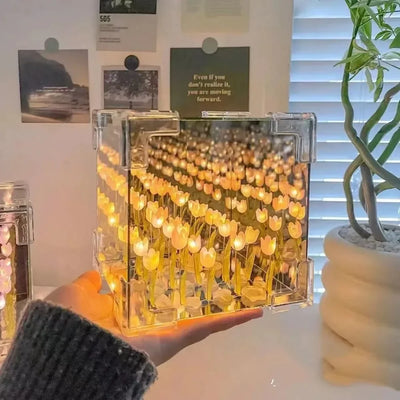 Bloomara - DIY Tulpen-Würfel-Nachtlicht-Bausatz