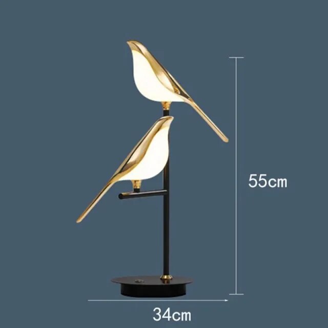 LUMINA – Himmlischer Vogel-Kronleuchter mit dimmbarem Licht