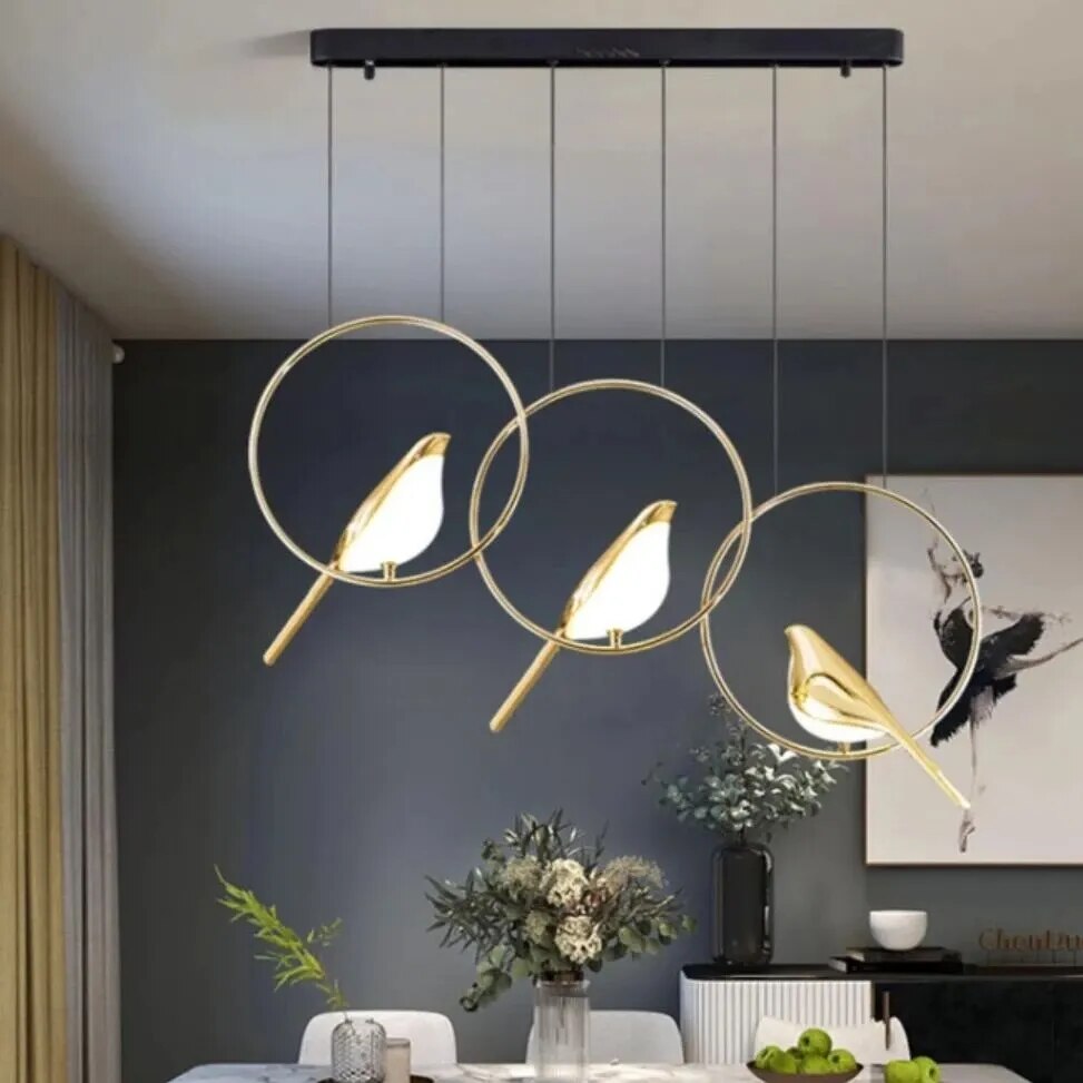 LUMINA – Himmlischer Vogel-Kronleuchter mit dimmbarem Licht