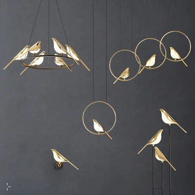 LUMINA – Himmlischer Vogel-Kronleuchter mit dimmbarem Licht