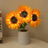 Petalara - Glitzernde, von Sonnenblumen inspirierte LED-Lampe