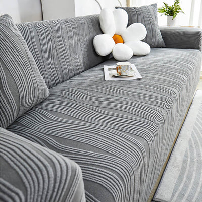Strentelle - Stretch-Jacquard-Sofabezug mit Anti-Kratz-Design