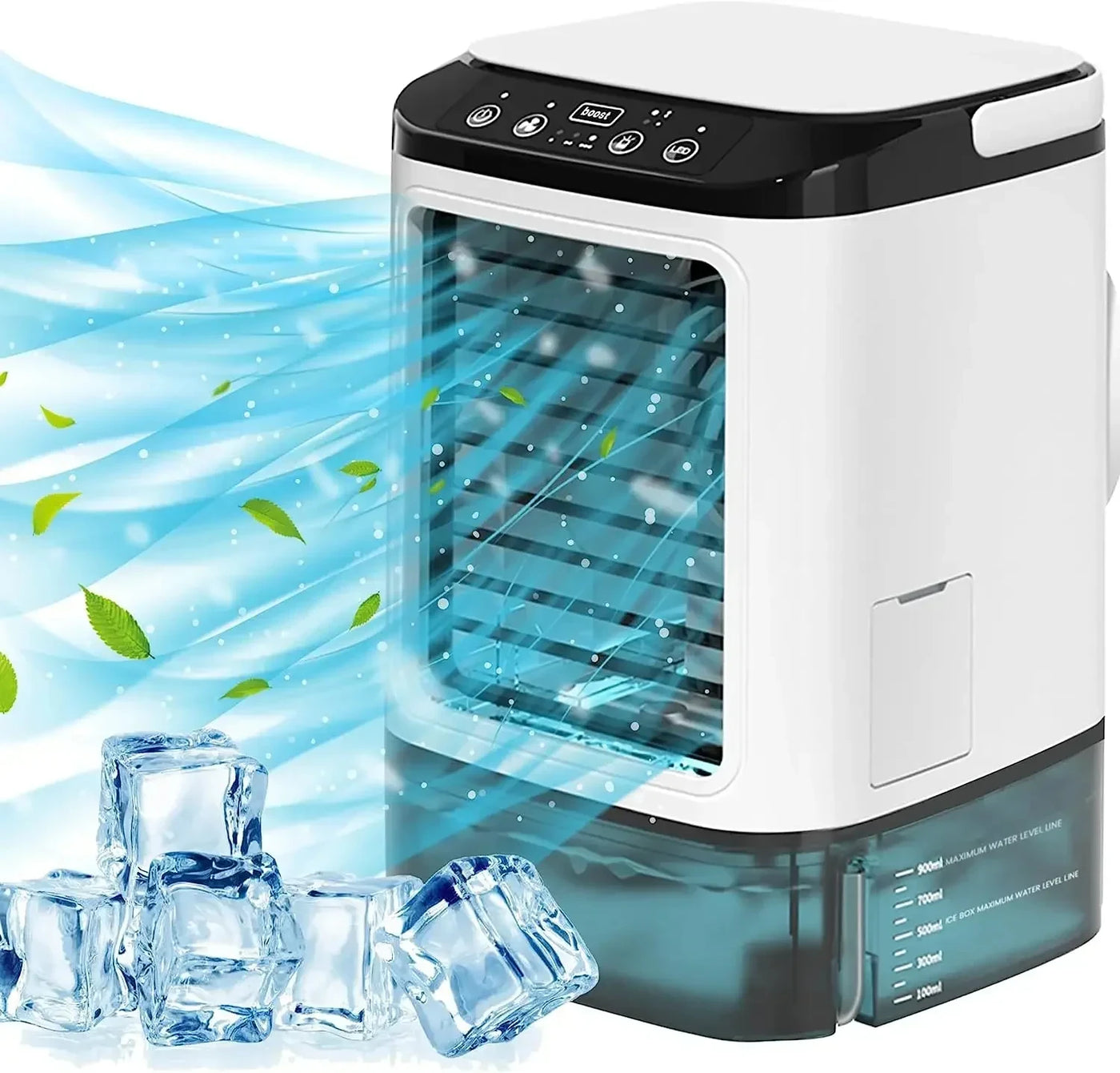 MistBreeze - 3-stufiger Mini-Ventilator