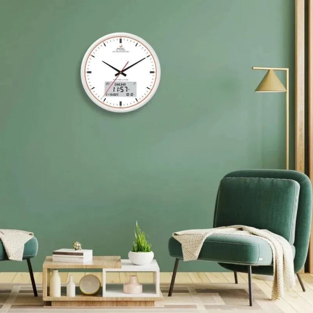 SalahView - Intelligente Azan Wanduhr mit Gebetswarnungen & Qibla