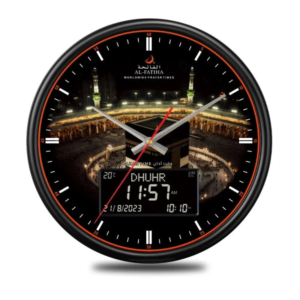 SalahView - Intelligente Azan Wanduhr mit Gebetswarnungen & Qibla